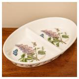 PORTMEIRION 'THE BOTANIC GARDEN' 2-SECTION DISH
