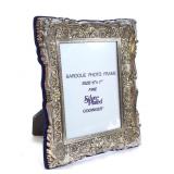 ORNATE SILVERPLATED BAROQUE STYLE PICTURE FRAME