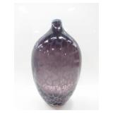 KOSTA BODA ANIMAL PRINT BLOWN ART GLASS VASE