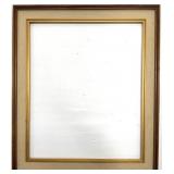 WOODEN PICTURE FRAME WITH FABRIC LINER LINING