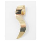 14KT GOLD WAVY PENDANT 1.4g $360