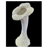 BELLEEK CORNUCOPIA PORCELAIN FLOWER VASE