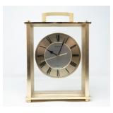 SEIKO GOLD-TONE ELECTRIC MANTLE CLOCK