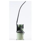 CHINESE JADE GREEN CELADON POTTERY & METAL PIPE