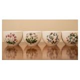 PORTMEIRION 'THE BOTANIC GARDEN' 4 5' BOWLS