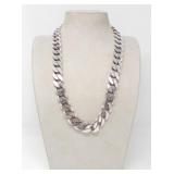 925 SILVER CHUNKY CURB LINK NECKLACE 250g