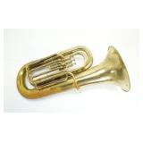 BEARE & SON 'SUPER GRANGER' PISTON TUBA W/ CASE