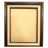 WOODEN PICTURE FRAME WITH FABRIC LINER MATRIX