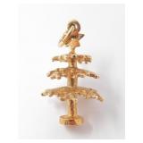 10KT GOLD CHRISTMAS TREE CHARM $320