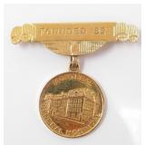 BIRKS 10KT GOLD NURSING PIN 9.4g $1,700