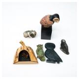 5 OWL-THEMED FIGURINES