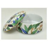 PORCELAIN 'TROPICALE' JEWLERY/ TRINKET BOX