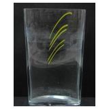 VALLIEN FOR KOSTA BODA MODERNIST PAINTED VASE