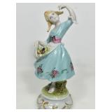 CAPODIMONTE PORCELAIN DANCING GIRL FIGURINE