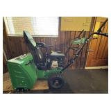 CERTIFIED GAS POWER 24' SNOW THROWER, DUAL START
