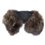 GENUINE BROWN FOX FUR SHOULDER SHRUG/COLLAR