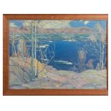 TOM THOMSON 'SPRING ICE' VINTAGE LITHOGRAPH PRINT