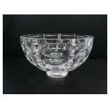 ORREFORS THOUSAND WINDOW CRYSTAL BOWL BY SIMON GAE