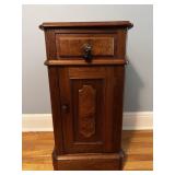 PLANT/LAMP STAND WITH DRAWER AND CABINET