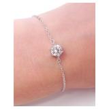GRA 925 SILVER & MOISSANITE BRACELET 1.4g