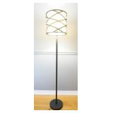 MODERN BLACK METAL FLOOR LAMP
