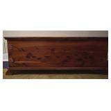 'THE CEDAR CHEST' RED CEDAR BLANKET CHEST