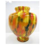 MAESTRI VETRAI ORANGE CONFETTI GLASS VASE