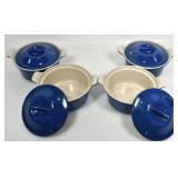 4 LE CRUSET BAKING DISHES
