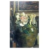 THURSTAN TOPHAM 'STILL LIFE WITH WHITE ROSES'