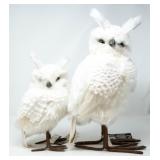 LIFE AT HOME HOLIDAY OWL FIGURINES