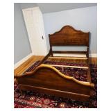 FRENCH PROVINCIAL STYLE SOLID WOOD BED FRAME