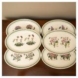 PORTMEIRION 'THE BOTANIC GARDEN' 10.5' OVAL PLATES