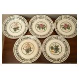PORTMEIRION 'THE BOTANIC GARDEN'  5 10.5' PLATES