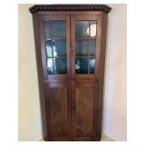 ANTIQUE CORNER CUPBOARD CIRCA 1860-1880