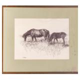 ISABEL LEVESQUE DOWN IN THE MEADOW HALFTONE LITHO