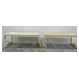 2 MCM LUIGI MASSONI - GUZZINI SPACE AGE BED TRAYS