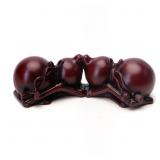 CHINESE CARVED RESIN DECORATIVE FIGURINE