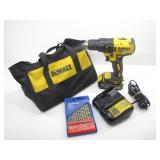 DEWALT POWER DRILL, TOOLBAG, MASTERCRAFT BIT SET