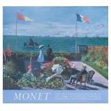 MONET GARDEN AT SAINTE-ADRESSE MOUNTED POSTER