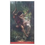 PIERRE-AUGUSTE COT SPRINGTIME MOUNTED PRINT