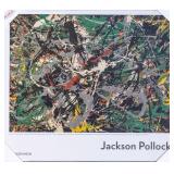 JACKSON POLLOCK GUGGENHEIM EXHIBITION POSTER