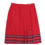 RED WOOL STRIPED KILT BY KOREI (12)