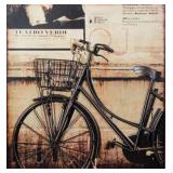 3D MIXED MEDIA BICYCLE WALL ART