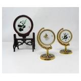 3 DOUBLE SIDED SILK EMBROIDERY DISPLAYS