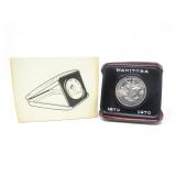 1970 100TH ANNIVERSARY OF MANITOBA DOLLAR COIN