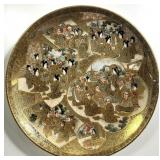 JAPANESE SATSUMA HOTODA EXPORT PLATE MEIJI PERIOD