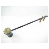 PYTHON-SKIN L& ACQUERED WOOD 2-STRING ERHU W/ BOW