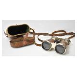 YEATES AND SONS BINOCULARS WITH CARRYING BAG