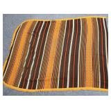 TURKISH PATTERN WOOL TASSLE BLANKET