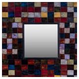 PIER 1 'PATINA SQUARES' WALL MIRROR